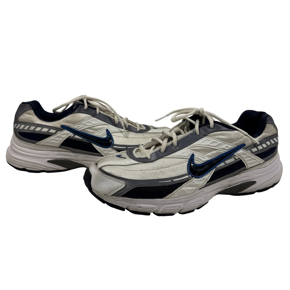 Nike Initiator Men's White Blue Running‎ Athletic Shoes Size 12
